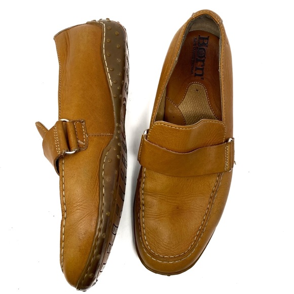 born leather loafers